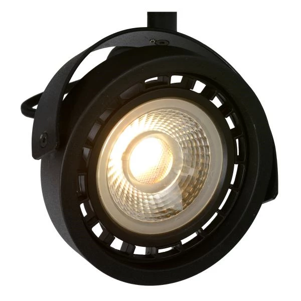 Lucide TALA LED - Plafondspot - LED Dim to warm - GU10 (ES111) - 1x12W 2200K/3000K - Zwart - detail 1